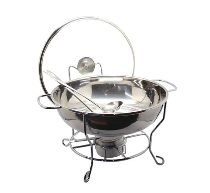 Round Chafing Dish with Glass Lid 3 Round Chafing Dish with Glass Lid - Image 3