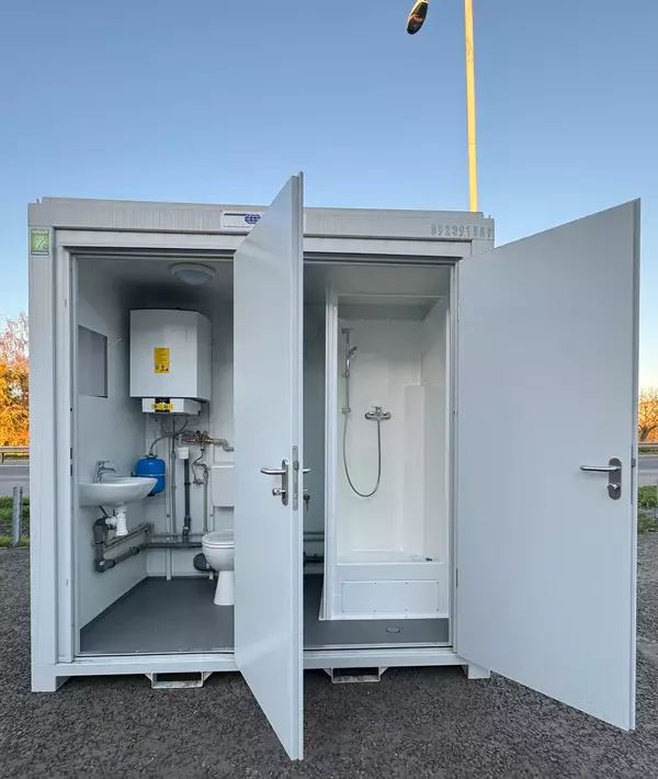 Container Portable Toilet & Shower. 8x5 ft 1 Container Portable Toilet & Shower. 8x5 ft