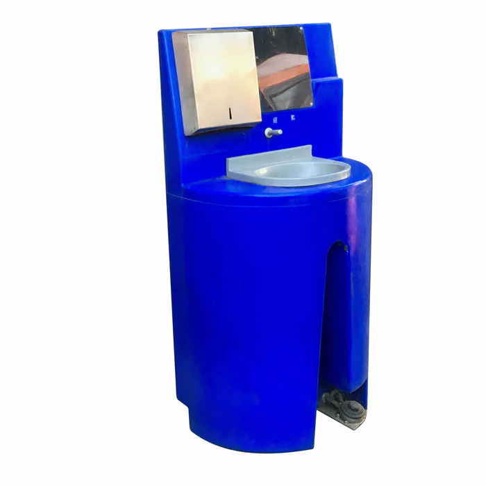 Plastic Stand Wash Basin with Accessories 2 Plastic Stand Wash Basin with Accessories - Image 2